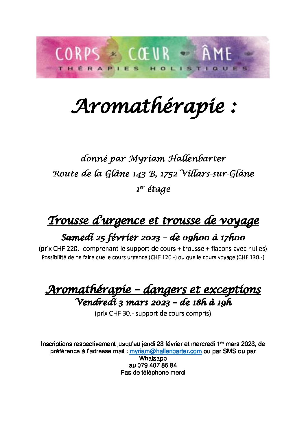 affiche aroma